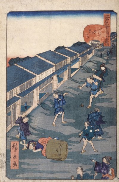イムタ[42]（色木版画） 作： Ando or Utagawa Hiroshige