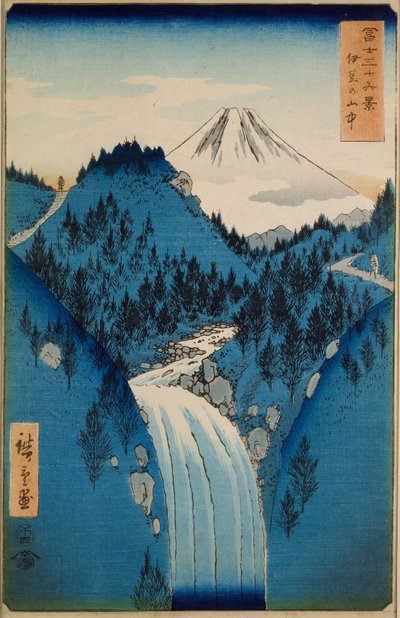 伊豆の山中 作： Ando or Utagawa Hiroshige