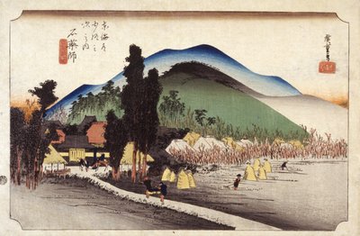 石薬師 作： Ando or Utagawa Hiroshige