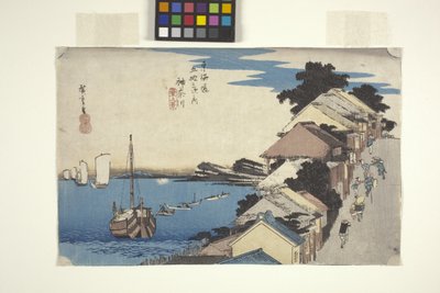 神奈川（色木版画） 作： Ando or Utagawa Hiroshige