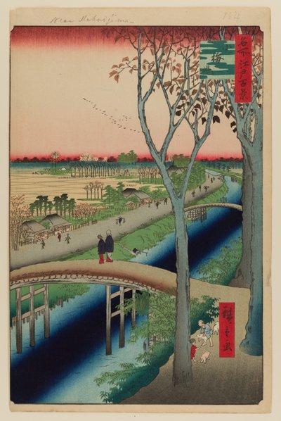 小梅堤 作： Ando or Utagawa Hiroshige