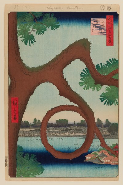 ムーンパイン、上野 作： Ando or Utagawa Hiroshige