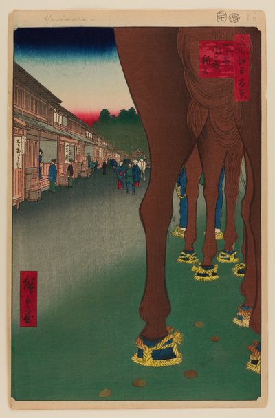 内藤新宿、四谷 作： Ando or Utagawa Hiroshige