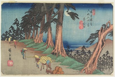 第26回 望月 作： Ando or Utagawa Hiroshige