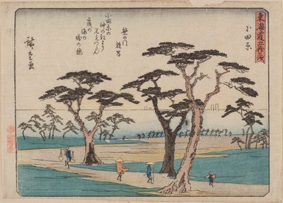 小田原 作： Ando or Utagawa Hiroshige