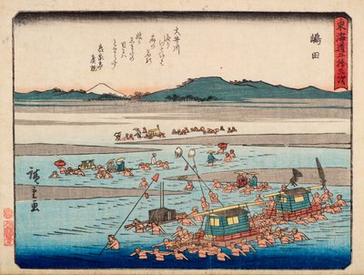 Shimada 作： Ando or Utagawa Hiroshige