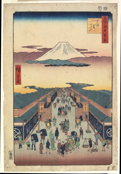 Suruga-chō 作： Ando or Utagawa Hiroshige