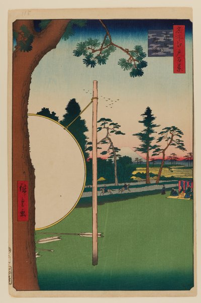 高田乗馬場 作： Ando or Utagawa Hiroshige