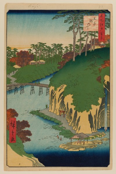 瀧野川王子 作： Ando or Utagawa Hiroshige