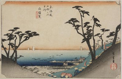 汐見坂の眺め 作： Ando or Utagawa Hiroshige
