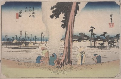 冬の風景 作： Ando or Utagawa Hiroshige
