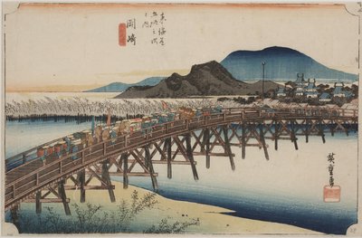 矢作橋 作： Ando or Utagawa Hiroshige