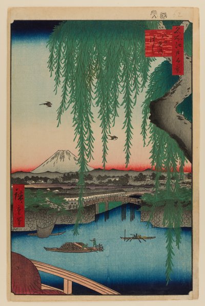 谷津見橋 作： Ando or Utagawa Hiroshige