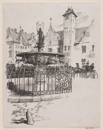 「The 11th of June」のイラスト (ガメルト・トーヴの噴水) 作： André Bork