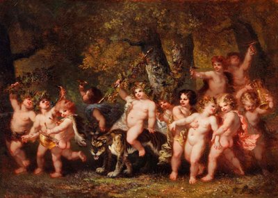 バッカスの幼年時代 作： André Charles Voillemot