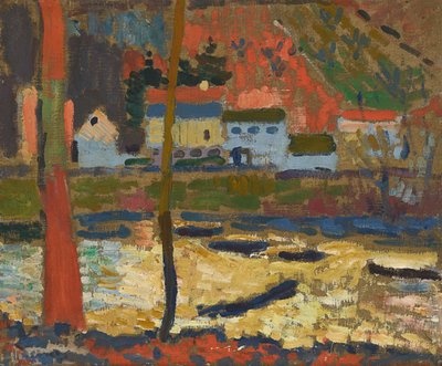 シャトゥーのセーヌ川沿い 作： Andre Derain
