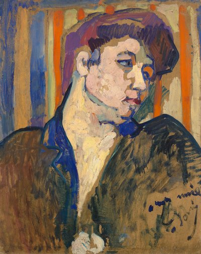女性の胸像 作： Andre Derain