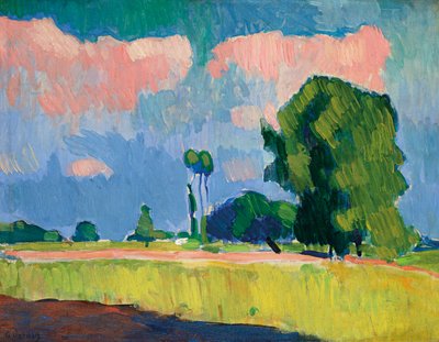 シャトゥー周辺 作： Andre Derain