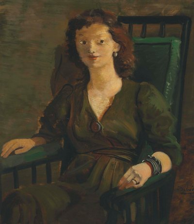 若いイギリス人女性 作： Andre Derain