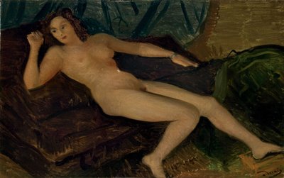 リクライニング・ヌード 作： Andre Derain