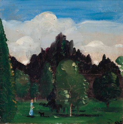 イル・ド・フランスの風景 作： Andre Derain