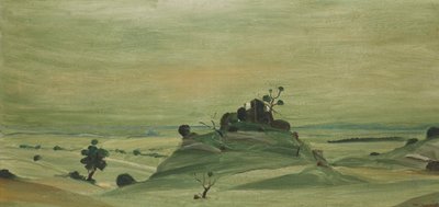 プロヴァンスの風景 作： Andre Derain