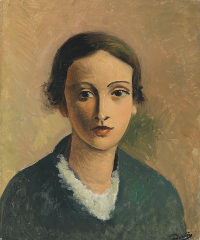 画家の姪ジュヌヴィエーヴの肖像 作： Andre Derain