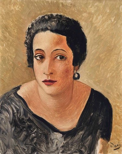 フランシス・カルコ夫人の肖像 作： アンドレ・ドラン
