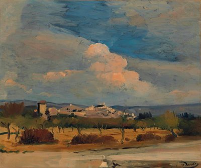 エイガリエールの眺め 作： Andre Derain