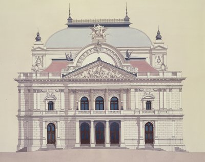 マーヘン劇場、ヤナーチェク歌劇場 作： Andras Kaldor