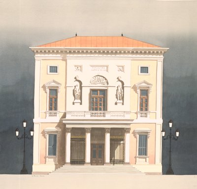 イタリア、ヴェネチア、フェニーチェ劇場 作： Andras Kaldor