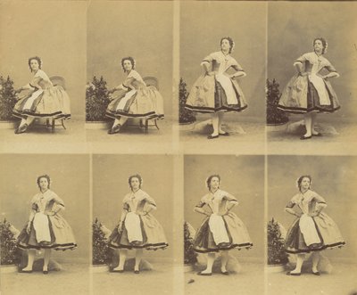 A Mlle Schliger、1861 年 5 月から 8 月。 作： Andre Adolphe Eugene Disderi