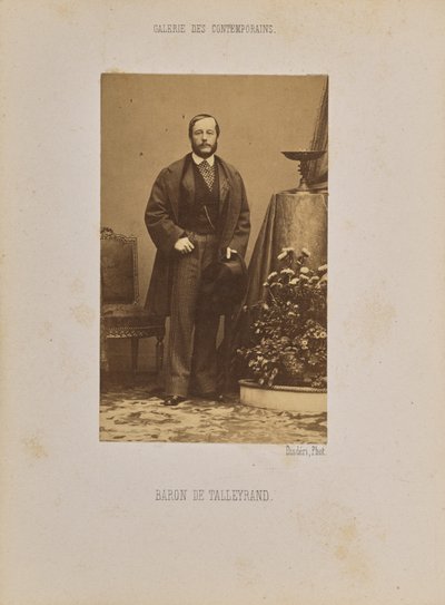 タレーラン男爵 作： Andre Adolphe Eugene Disderi