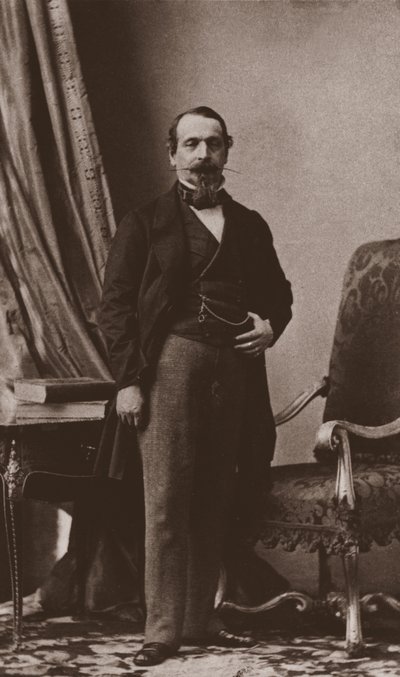ナポレオン3世、1860年頃 作： Andre Adolphe Eugene Disderi