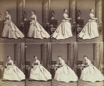 エスター・デイビッド、1866年。 作： Andre Adolphe Eugene Disderi