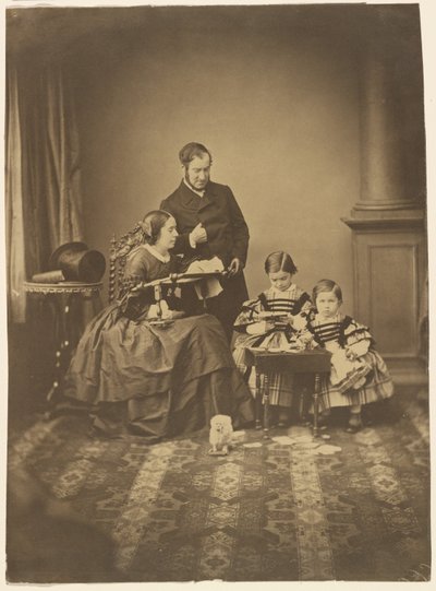 [家族の肖像］ 作： Andre Adolphe Eugene Disderi