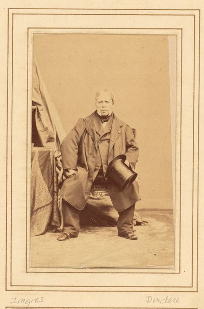 [ジャン・オーギュスト・ドミニク】イングレス（1780年～1867年） 作： Andre Adolphe Eugene Disderi