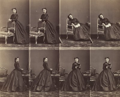 レオンティン・ウォルター、1863年。 作： Andre Adolphe Eugene Disderi