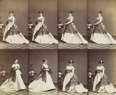 ルイーズ・アビドン、1866年。 作： Andre Adolphe Eugene Disderi