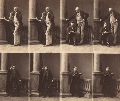 ジェイディン氏と息子 作： Andre Adolphe Eugene Disderi