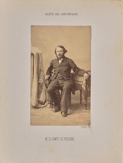 ペルシニー伯爵 作： Andre Adolphe Eugene Disderi