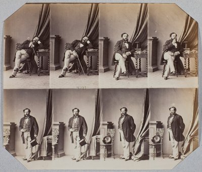 ナポレオン・コステ、1859年。 作： Andre Adolphe Eugene Disderi