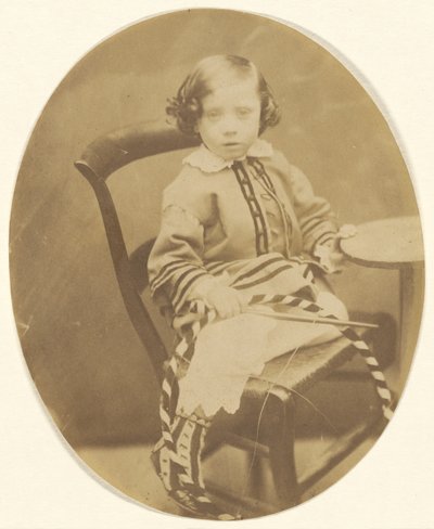 [子供の肖像 作： Andre Adolphe Eugene Disderi