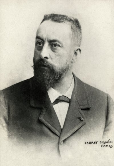 アルフレッド・ニコラ・ランボーの肖像（写真） 作： Andre Adolphe Eugene Disderi