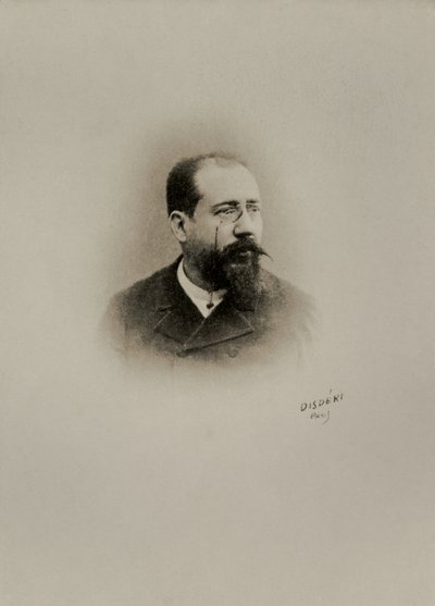 モーリス・ルヴィエの肖像（写真） 作： Andre Adolphe Eugene Disderi