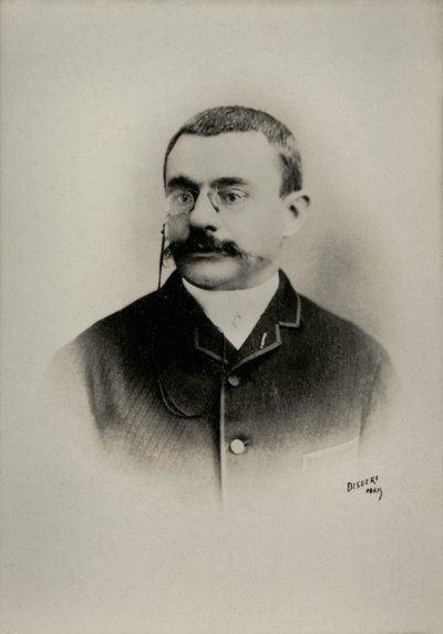 テオフィル・デルカスの肖像（写真） 作： Andre Adolphe Eugene Disderi