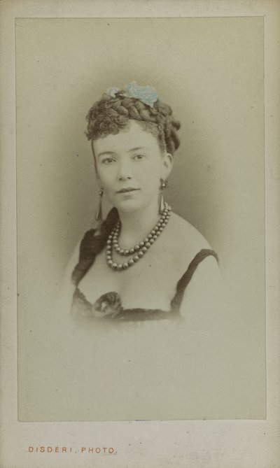 コーラ パールの肖像 1836 ～ 1886 年、1865 年頃。 作： Andre Adolphe Eugene Disderi