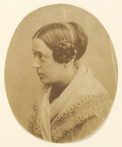 [プロフィル・ド・ファム（ある女性の横顔）】。］ 作： Andre Adolphe Eugene Disderi