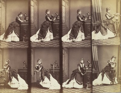 ロザリー・レオン、1866年。 作： Andre Adolphe Eugene Disderi