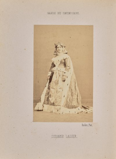 スザンヌ・ラジェ 作： Andre Adolphe Eugene Disderi